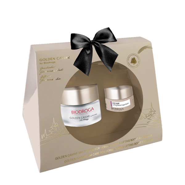 Biodroga Golden Caviar Gift for dry skin – Face Cream & Eye Balm